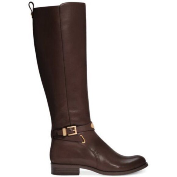 Michael Kors Shoes - MICHAEL KORS Arley Riding Boots in Chocolate Brown Size 6.5